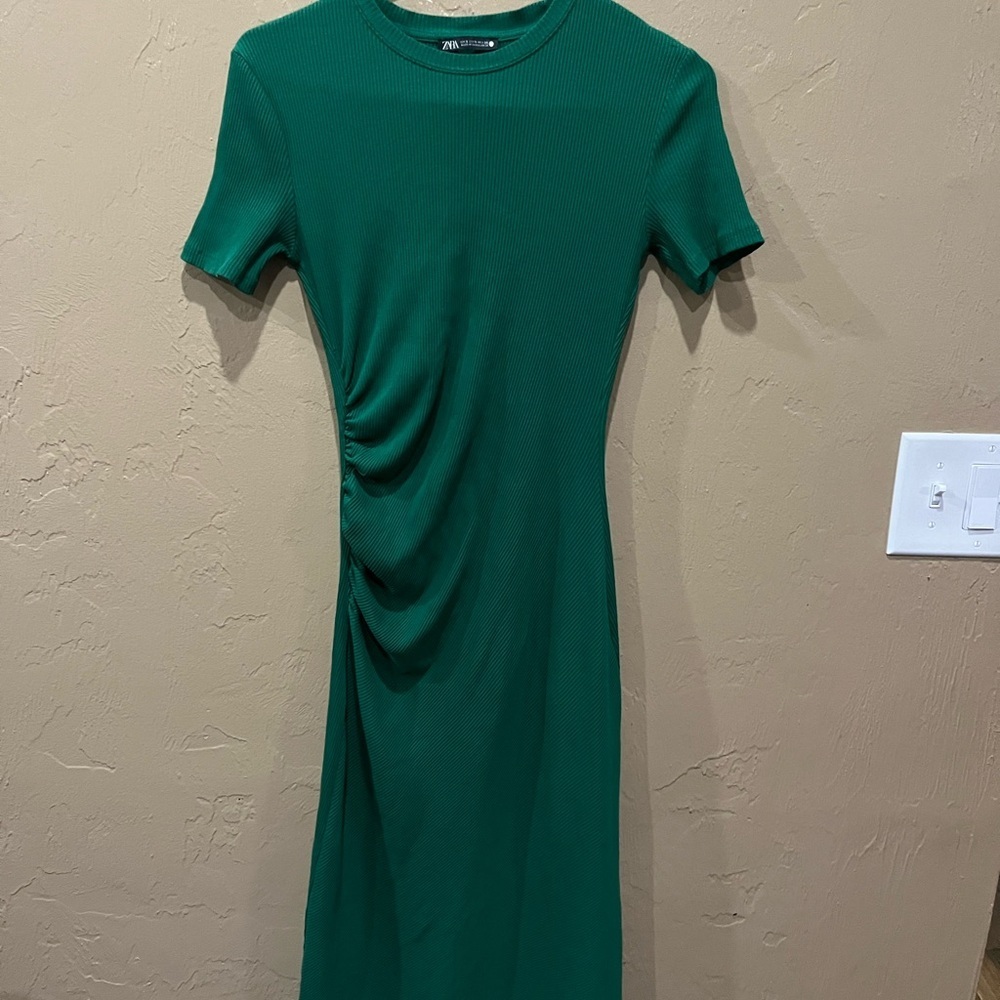 Zara Emerald Green Midi Dress